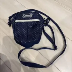 値下げ‼️Coleman ネイビー・ドット ショルダーバッグのサムネイル