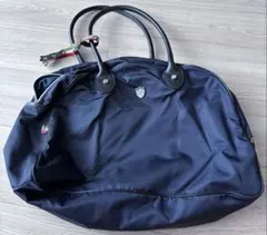 ⁠【美品 1回使用】オロビアンコ ボストンバッグ 極美品 ネイビー イタリア製⁠のサムネイル