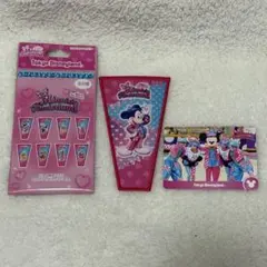 ミニパル ミッキー セット ワッペン コレクションカード コレカ 2点