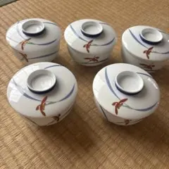 香蘭社 花柄 ご飯茶碗・中皿 5客セット - メルカリ