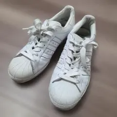 adidas SUPERSTAR ホワイト 27.5cm 白 USED
