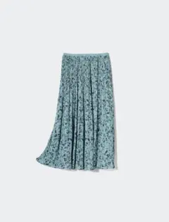 UNIQLO 花柄シフォンプリーツスカート L