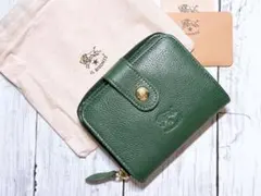 新品 イルビゾンテ ☆完売☆ 二つ折り財布 ウォレット ヴェルデ ダークグリーン