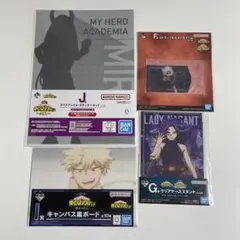 僕のヒーローアカデミア 一番くじ 4点セット 爆豪勝己 レディナガン 死柄木弔