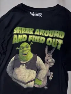 SHREK シュレック Tシャツ ブラック XL ムービーTシャツ