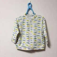 【美品】ユニクロ エアリズムUVカットメッシュブルゾン80 ワニ柄