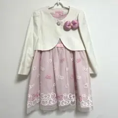 ハローキティ 120 フォーマル ワンピース セットアップ ３点セット