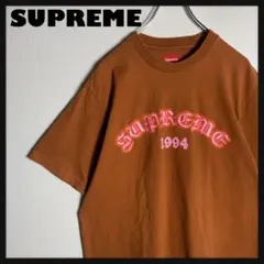 SUPREME Tシャツ FTP ビッグプリントロゴ 茶色 XL - メルカリ