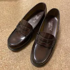 HARUTA ブラウン ローファー