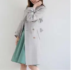 チェックトレンチコート ♡ PROPORTION BODY DRESSING