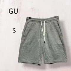 GU ジーユー スウェットハーフパンツ ショートパンツ グレー メンズ Sのサムネイル