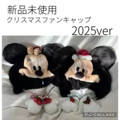 【新品未使用】 ディズニー クリスマス ファンキャップ ミッキー ミニー