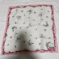 Christian Dior 花柄ハンカチ