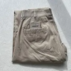 YAECA ベージュ チノパン 10-13ww 29サイズ　コットン　着楽