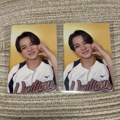 Travis Japan 台湾野球トレカ 宮近海斗T版＋J版2枚セット 2枚 宮近海斗 Travis Japan トラジャ J盤 台湾 トレカ - メルカリ
