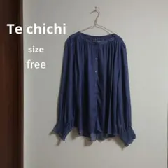 美品 Te chichi 薄手 ブラウス free size