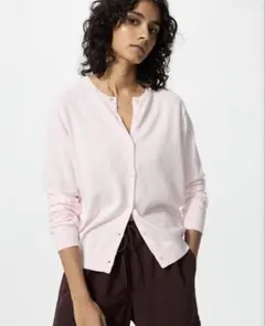 UNIQLO UVカットクルーネックカーディガン