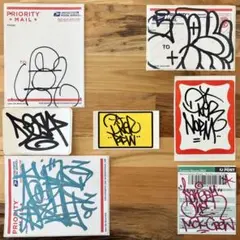 ③ グラフィティー 手描きステッカー 8枚セット graffiti グラフィティ