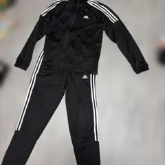 アディダス ブラック ジャージ上下セット
