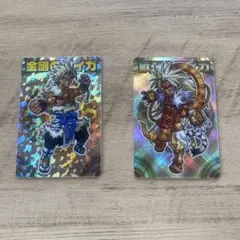 神羅万象チョコ 金剛のタイガ 獣牙神タイガ カード2枚セット