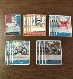 ワンピースカードゲーム ネフェルタリ・ビビ　デッキパーツ(17枚)