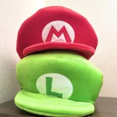 ユニバ マリオ ルイージ 帽子