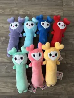 TWICE gigo LOVELYS のびふにゃBIGぬいぐるみ 7種セット