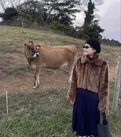 ユニクファークロップドジャケット