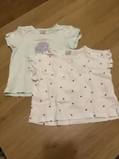 プティマイン petit main 半袖Tシャツ 90 2枚セット 女の子