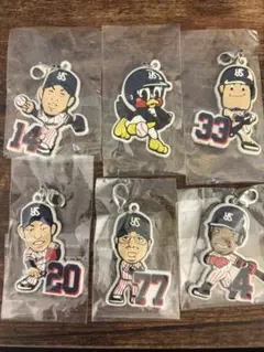ヤクルトスワローズ　キーホルダー6種セットのサムネイル