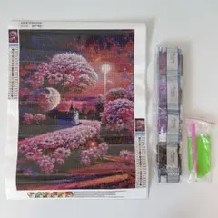 ✨️ ダイヤモンドアート　立体　集中　パズルのような　芸術作品　リハビリ