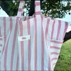ZARA ♥︎ 新品 エコバッグ XLサイズ
