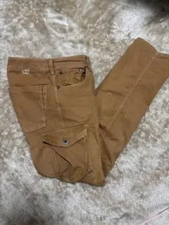 ジョンブル11585▼ワンサイデッドカーゴパンツ▼Ｍサイズ▼ウエスト約80㎝