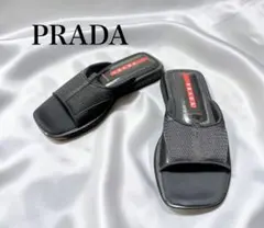 極美品　PRADA プラダスポーツ　サンダル　ルームシューズ　メッシュ　レザーのサムネイル