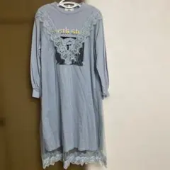 激安！！美品　jouetie レース装飾付きワンピース