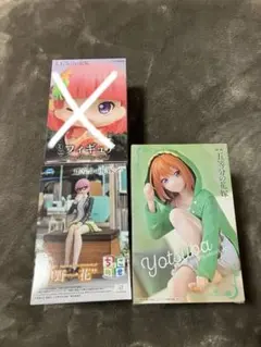 五等分の花嫁　フィギュア　一花　二乃　四葉