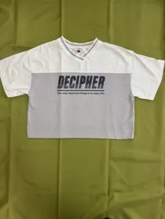 PINK-latte DECIPHER Tシャツ ホワイト グレー Mのサムネイル