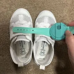 ムーンスター 上履き　ホワイト　16.5センチ