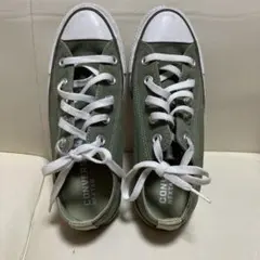 CONVERSE レディーススニーカー　23センチ カーキ　オリーブ色