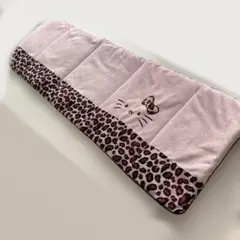 ヒョウ柄　キティちゃんピンク　ロング　座布団