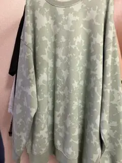 RAGEBLUE ミントグリーン 迷彩柄 スウェット M