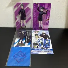 呪術廻戦　クリアカード２枚組禪院真希、キャラスタンドコースター五条悟　2種セット