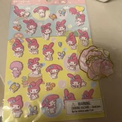 マイメロディ　ぷっくりシール