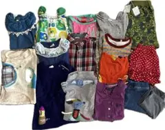 子ども服 まとめ売り120cm 16点女の子 春夏 保育園NIKE他