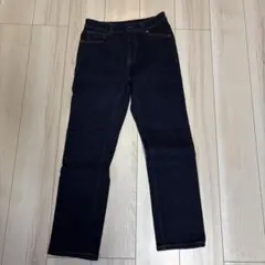 GU ストレートデニム パンツ ネイビー