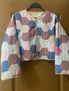 ビームスボーイ パッチワーク柄 ジャケット