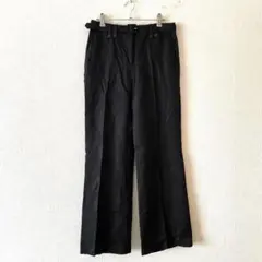 ☆【エイチアンドエム】リネンパンツ スラックス 麻100％ ベルト付き 34のサムネイル