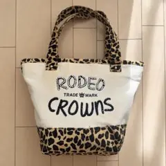 RODEO CROWNS レオパード柄 トートバッグ