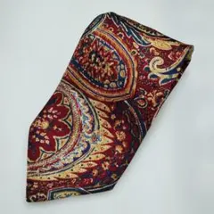 ラファエロ イタリア製 ペイズリー柄シルクネクタイ