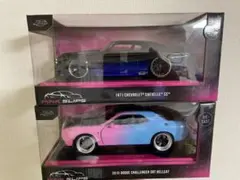 Jada PINK SLIPS 1/24 ダイキャスト 2台セットのサムネイル